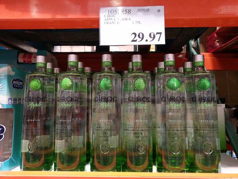 Ciroc Apple Drinks Recipe, Smirnoff Green Apple Vodka Drinks, Apple Ciroc, Ciroc Flavors, Smirnoff Green Apple, Apple Vodka, Bargain Hunter, Green Apple, Vodka