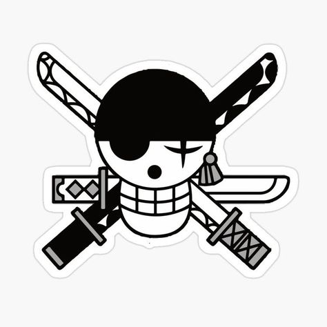 Luffy Straw Hat, Zoro Luffy, Luffy Icon, Luffy Anime, Dibujos Tattoo, رورونوا زورو, Anime Sticker, Case Ideas, Jolly Roger