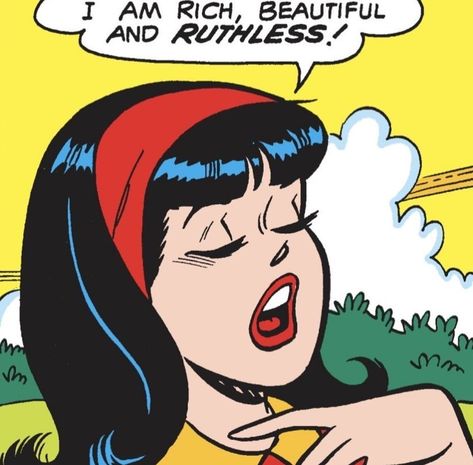 Veronica Lodge Comic, Betty And Veronica Kiss, Veronica Aesthetic, Daisy Cartoon, Archie Comics Veronica, Retro Comic Art, Archie Comic Books, Usa Tattoo, Betty Veronica