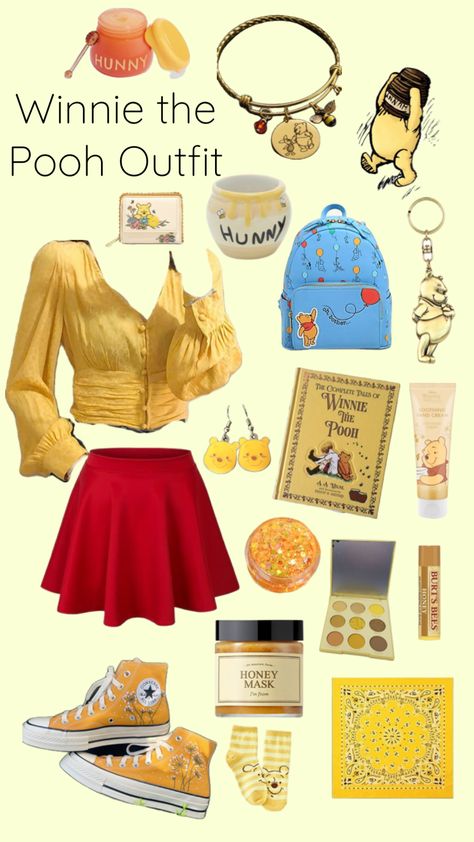 #outfit Inspo #winnie the Pooh Winnie The Pooh Outfit, Disney Themed Outfits, Honey Mask, Disney Inspired Outfits, Burts Bees, Themed Outfits, Florida Vacation, Disney Inspired, Hand Cream