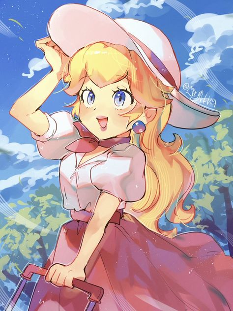 Peach Fanart, Peach Cosplay, Super Princess Peach, Super Mario Princess, Super Princess, Mario Fan Art, Nintendo Princess, Peach Art, Peach Aesthetic