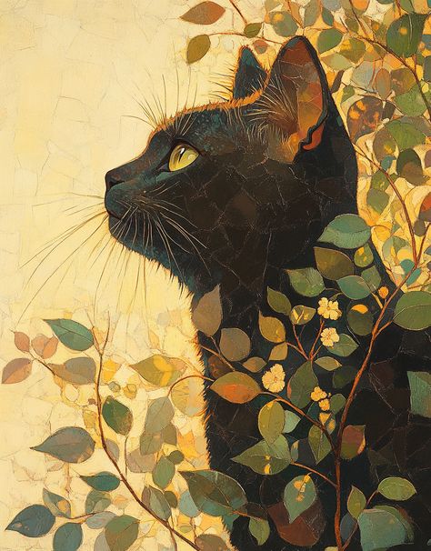 🌸✨ Embrace the enchanting beauty of nature with this stunning abstract painting of a cat crafted from branches and flowers! 🐾🍃 Set against a serene forest backdrop in soft pastel colors, it captures the whimsy of the wild. Created by the talented Charles Vess, this artwork invites you to explore the magic that lies within the chaos of nature. 🌼💚 Perfect for animal lovers and art enthusiasts alike! #AbstractArt #NatureInspired #CatArt #CharlesVess #WhimsicalArt... Charles Vess, Forest Backdrops, Embroidery Wall, Diamond Drawing, Soft Pastel Colors, Painting Home Decor, Forest Cat, Animal Cat, Diamond Embroidery