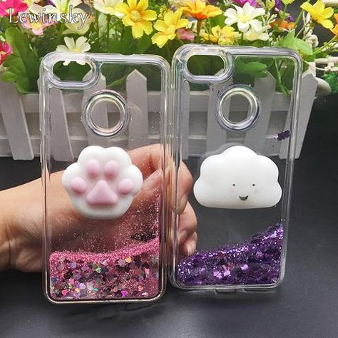 Touchy Style | For Huawei P9 Lite Mini Case Silicone Soft TPU Clear Transparent Liquid Phone Cases For Coque Huawei Y6 pro 2017 Cat Case Cover Cute Phone Cases Outfit Accessories | Vendor : Touchy Style | | Available Styles/Colors: Squishy Glitter pink / For Y6 pro 2017. Mobile Cover For Girls Phone Cases, Mobile Cover Design For Girls, Huawei Phone Cases, Artsy Phone Cases, Cute Bunny Phone Cases, Unicorn Phone Case, Huawei Phones, Cats Case, Phone Plans