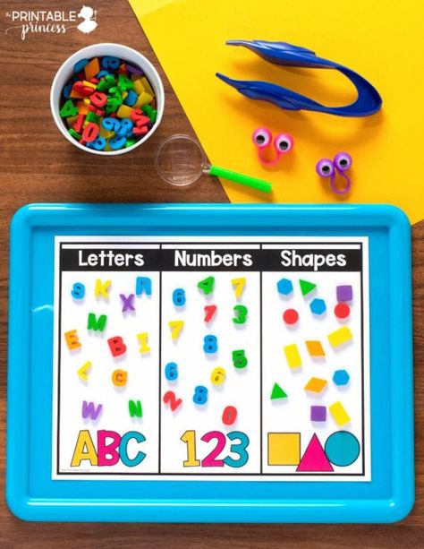 Mini Eraser Activities, Mini Erasers, Activities For Kindergarten, Kindergarten Centers, Preschool Literacy, Kindergarten Math Activities, Pre K Activities, Sorting Activities, Preschool Lessons