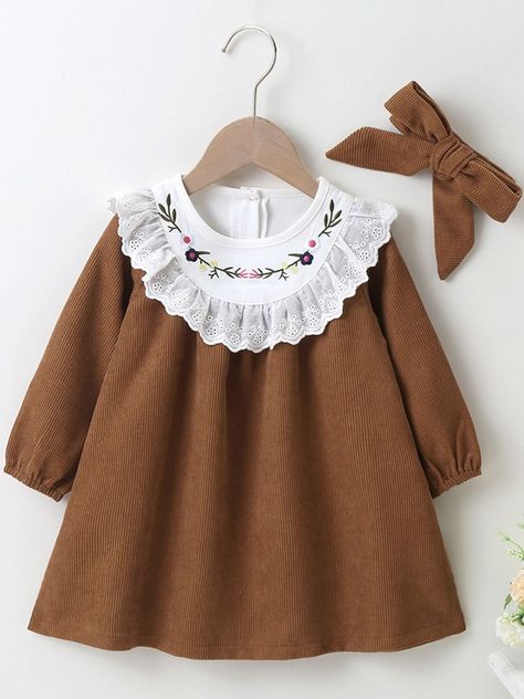 Newborn Girl Dresses, Cheap Baby Clothes, Baby Dress Design, Clothes Cute, Frocks For Girls, Baby Dresses