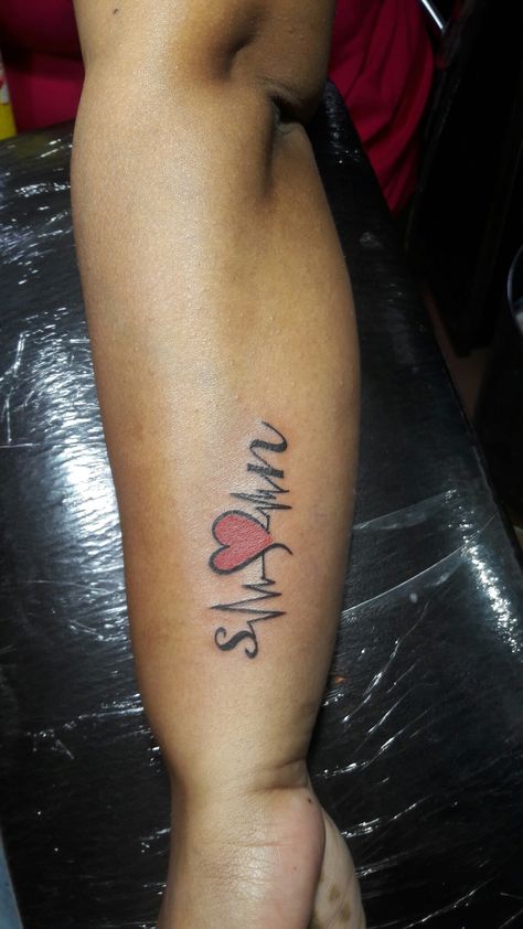 here's a S N  letter tattoo with heart beat for someone...!!!!!! contact for tattooing 7800000074 pardeep kumar.....!!!!! Heart Beat Tattoo With Initials, Letter Tattoo With Heart, N Letter Tattoo, K Tattoos, Tattoo With Initials, Letter K Tattoo, Heart Beat Tattoo, Tattoo With Heart, Lifeline Tattoos