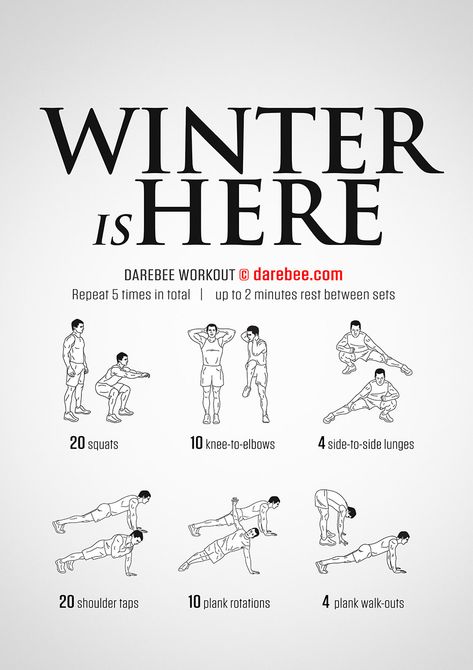 Snow Day Activities For Kids, Nerdy Workout, Winter Exercise, Snow Day Activities, Workouts Cardio, Military Workout, Winter Arc, Fun Indoor Activities, Gym Workout Chart