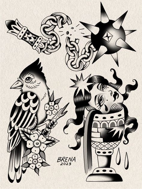 Tattoo Tutorial, Traditional Black Tattoo, Traditional Tattoo Flash Art, Inner Bicep Tattoo, Traditional Tattoo Old School, Tattoo Shading, Dibujos Tattoo, Tattoo Old School, Traditional Flash