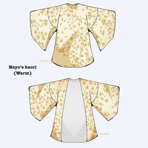 Kny Haori Ideas, Demon Slayer Haori, Haori Pattern, Fantasy Outfits, Oc Kny, Kny Oc, Art Base, Fantasy Clothing, Drawing Ideas