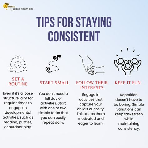 As parents, we all want the best for our children, and one of the most important things we can do to support their growth is to be consistent. Consistency creates a secure environment where children feel safe to explore, learn, and develop essential skills. When children know what to expect, they are more likely to engage in tasks, absorb information, and build confidence. But how can we, as busy parents, ensure we’re providing this consistency every day? #consistencyiskey #toddlerlearni... How To Be Consistent, Consistency Is Key, Be Consistent, Build Confidence, Busy Parents, Feel Safe, Confidence Building, How Can, Affirmations