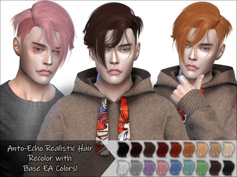 [Busenur41] Anto - Echo (Hair) Recolor - Mesh needed Sims 4 Cc Hair, The Sims 4 Download, Sims 4 Collections, Sims Hair, Kids Create, Sims Community, Central Station, The Sims4, Sims 4 Cc