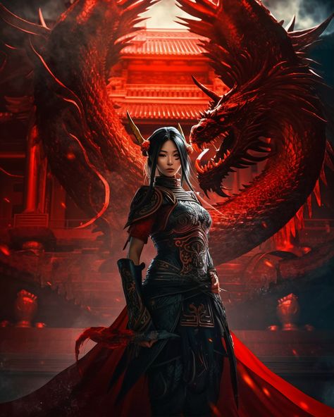 For use in your home, this beautiful image can be used in your home, on your devices and would be a focal point on any wall! Dragon Warrior Art, Female Japanese Warrior, Japanese Warrior Woman, Anime Warrior Female, Chinese Female Warrior, Japanese Warrior Art, Beautiful Samurai, Woman Samurai, Dragon Woman