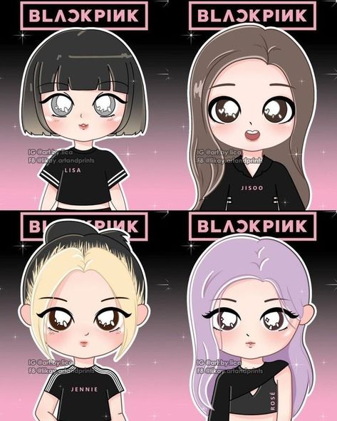 Jisoo Chibi, Kpop Chibi Blackpink, Cute Sketchbooks, Chibi Coloring Pages, Free Kids Coloring Pages, Blackpink Square Up, Whatsapp Wallpaper Cute, Anime Vs Cartoon, Really Cool Drawings