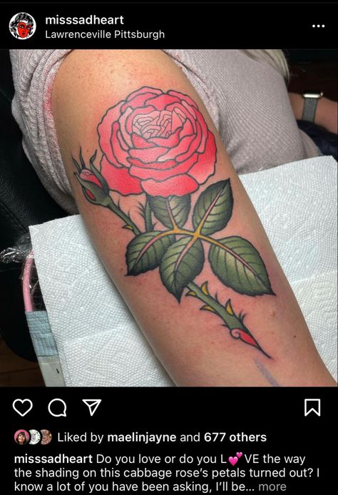 Cabbage Rose Tattoo, Lawrenceville Pittsburgh, Romantic Questions, About Rose, Skeleton Hand Tattoo, Cabbage Rose, Cabbage Roses, Rose Tattoo, Hand Tattoos