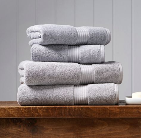 Poppy and Freddie chose these Christy silver towels as one of their favourite wedding presents. Christy's new and improved Supreme towel collection uses the unique Hygro technology and is woven using 100% Supima cotton. It also carries the Cotton USA logo- a mark of quality and assurance. Highly recommended.  #cottontowels #quality #weddingpresent #bathroom #bathroomgoals #homestyle Wedding Presents, Country Diy, Pasta Bowl Set, Wedding List, Sustainable Wedding, Wedding Present, Guest Towel, Marquee Wedding, Luxury Towels