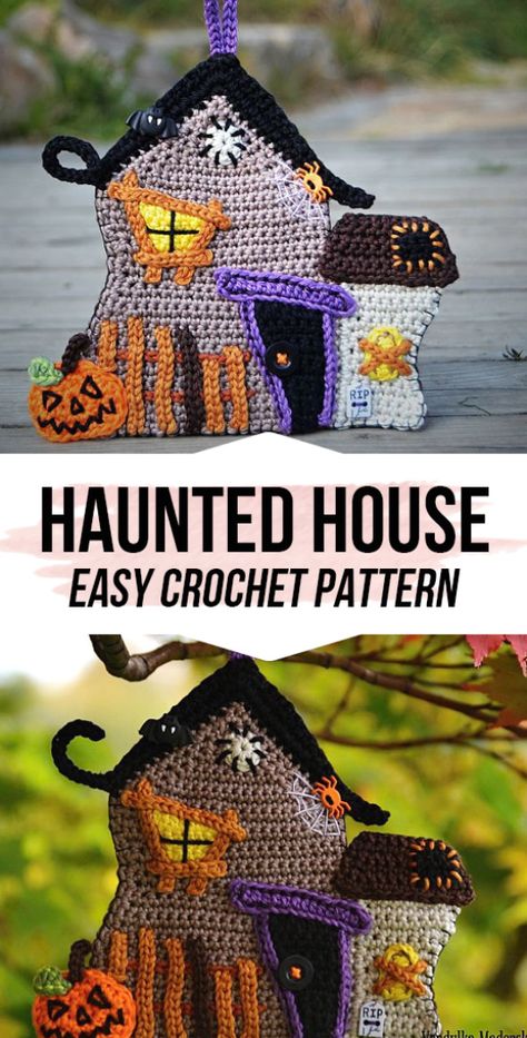 Crochet Haunted House pattern Bathing room having knit material has become thought like a daunting method by simply many. Knits can be unpredictable. When mistaken bond worry can be used, the material puckers. If your wrong hook is employed, cry appear inside the fibers. #knittingprojects #knittingpatterns #knitting Crochet Haunted House, Free Crochet Halloween, Crochet Halloween Patterns, Easy Crochet Amigurumi, Crocheted Halloween, Leg Warmers Crochet Pattern, Amigurumi For Beginners, House Pattern, Fall Crochet Patterns