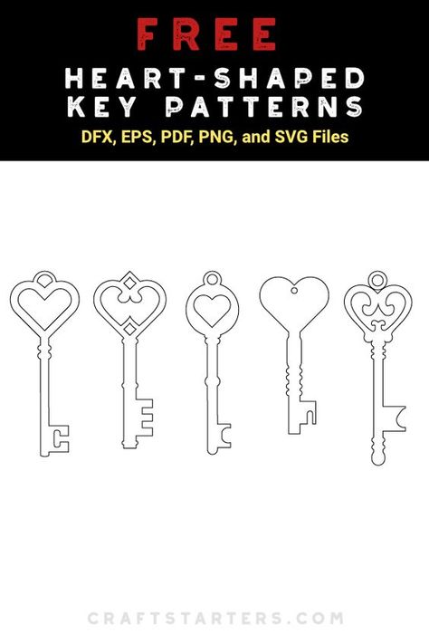 Heart Shaped Key Tattoo, Heart Lock And Key Drawing, Key To My Heart Drawing, How To Draw A Key, Key To My Heart Craft, Key Heart Tattoo, Key Outline, Steampunk Art Drawing, Heart Key Tattoo