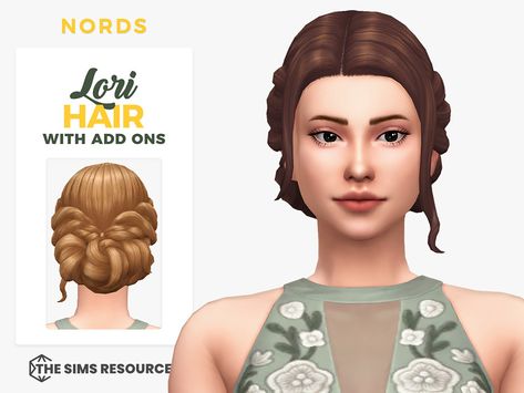 Sims 4 Medieval Hair, Sims 4 Decades Challenge, Sims 4 Tattoos, Edwardian Hairstyles, Medieval Hairstyles, Sims Medieval, Pelo Sims, Traditional Hairstyle, Classy Hairstyles