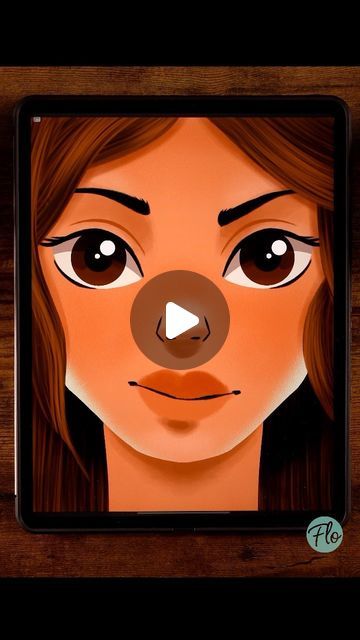 Procreate Portrait Tutorial Step By Step, Art With Flo, Draw A Face, Procreate Ipad Tutorials, Portrait Tutorial, Ipad Tutorials, Procreate Tutorial, Procreate Ipad, New You