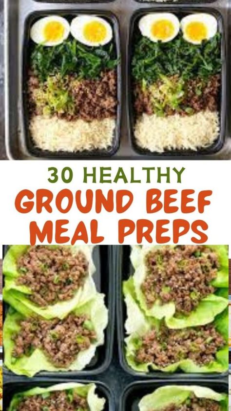 Ground beef meal prep recipes offer easy, versatile meals for the week. Try 30+ delicious dishes like tacos, casseroles, and stir-fries for quick, tasty dinners! Minced Beef Meal Prep, Manly Meal Prep, Hot Lunch Meal Prep, Beef Meal Prep Ideas, Beef Meal Prep Recipes, Prepped Dinners, Ground Beef Meal Prep Recipes, Ground Beef Meal Prep, Beef Meal Prep