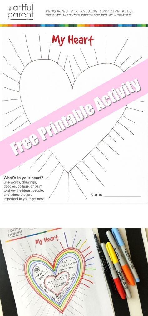 A Valentine activity plus free printable for kids and families. Fill in the heart with the people, ideas, and things important to you. Valentines Self Esteem Activities, Valentines Day Therapy Activities Kids, Sel Valentines Day Activities, Valentines Therapy Activities, Diy Kids Art Table, Cbt Activities, Valentine Preschool, Valentine Activity, Free Family Printables