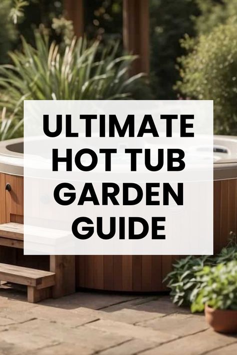 Imagine this: a warm hot tub waiting for you in your own garden! It's like a perfect little escape from the world. In this article, you’ll learn how to make your backyard feel like a cozy retreat. Discover fun ways to surround your hot tub with lovely flowers and calming plants that smell amazing! We'll share tips to create a peaceful space that’s perfect for relaxing or inviting friends over for some fun. Get ready to turn your garden into the perfect chill spot—don’t forget to save your favorite ideas! Decks With Spas, Decorating Around Hot Tub Patio, Hot Tub Entertainment Area, Backyards With Hot Tubs, Plants Around Hot Tub, Outside Hot Tub Ideas, Shed Hot Tub Ideas, Inflatable Hot Tub Enclosure Ideas, Hot Tub Ideas Backyard Budget