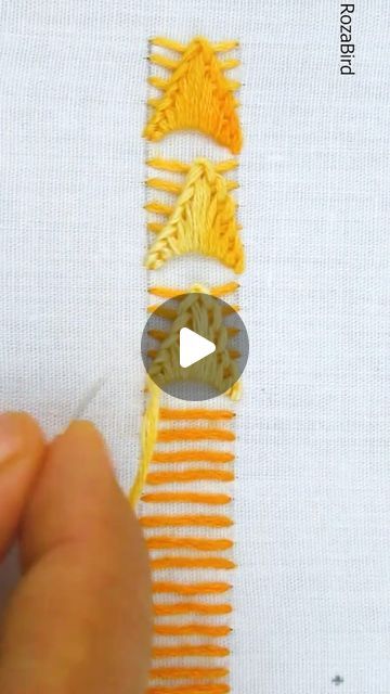 Embroidery Tricks, Needle Embroidery, March 27, Sewing Tips, Embroidery Patches, Sewing Hacks, Cross Stitch Embroidery, Embroidery Stitches, Fun Crafts