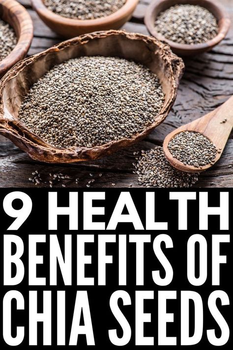 9 Chia Seed Benefits | If you want to know how to use chia seeds for weight loss, you’ve come to the right place! Learn how to use chia seeds in your diet, the many health benefits of chia seeds, and how to make chia seed pudding. We've also included our favorite chia seed recipes to kick off your mornings with a healthy bang - they're loaded with protein and fiber to keep you feeling full for longer! #chiapudding #chiapuddingrecipes #chiaseedbenefits #chiaseeds Chia Seed Benefits, Seed Benefits, Benefits Of Chia Seeds, Benefits Of Chia, What Is Healthy Food, Chia Benefits, Healthy Foods To Make, Seed Recipes, Chia Seeds Benefits