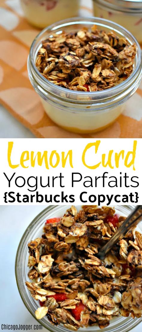 Iowa Food, Starbucks Lemon, Yogurt Parfaits, Recipes Asian, Copycat Starbucks Recipes, Brunch Food, Lemon Yogurt, Mood Food, Breakfast Healthy