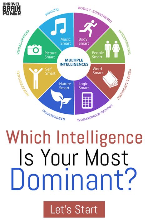 8 Types Of Intelligence, Multiple Intelligences Test, Multiple Intelligences Survey, Howard Gardner Multiple Intelligences, Intrapersonal Intelligence, Multiple Intelligences Activities, Multiple Intelligence Test, Multiple Intelligence Theory, Improve Brain Power