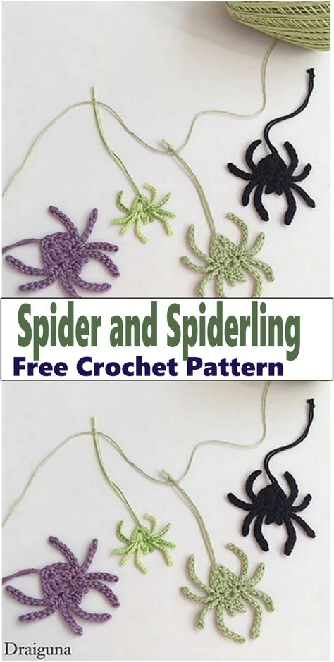 Crochet Spider Patterns Crochet Spiders, Crochet Spider, Spider Toy, Crochet Car, Halloween Crochet Patterns, Halloween Hats, Halloween Charms, Quick Crochet, Halloween Crochet