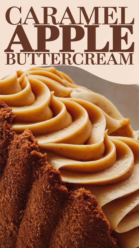 Creamy, buttery caramel swirled with hints of apple makes this the perfect topping for autumn bakes. Whether you're frosting cupcakes or spreading it over a spiced cake, this is the ultimate treat! #frostingrecipes #caramelapple #fallbaking Apple Buttercream, Autumn Bakes, Spiced Cake, Frosting Cupcakes, Best Buttercream, Homemade Caramel Sauce, Low Calorie Desserts, Dessert Pizza, Homemade Caramel