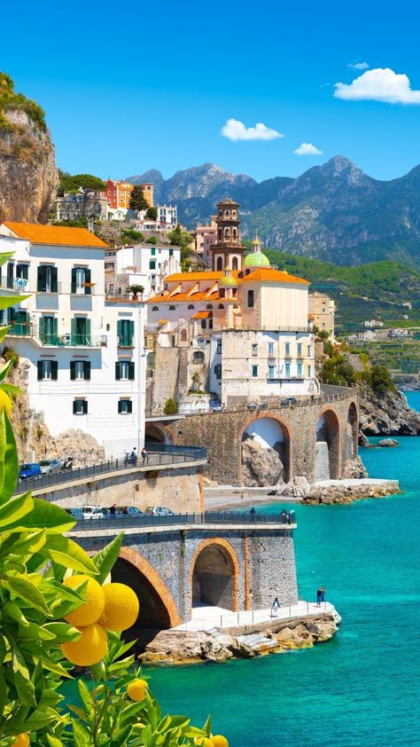 The Most Stunning Amalfi Coast Towns You Should Visit When In Italy Amalfi Coast Towns, Diy Oil Painting, Visiting Italy, Paint By Numbers, Beautiful View, Amalfi Coast, Amalfi, Oil Painting, Italy