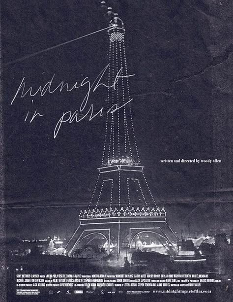 Midnight In Paris, Paris Poster, Paris Mode, The Eiffel Tower, Oui Oui, Film Posters, Pics Art, What’s Going On, New Yorker