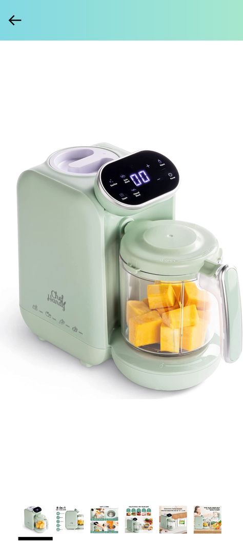 Baby Food Maker, 5 in 1 Baby Food Processor, Smart Control Multifunctional Steamer Grinder with Steam Pot, Auto Cooking & Grinding, Baby Food Warmer Mills Machine Baby Food Steamer, Best Baby Food Maker, Baby Food Maker, Baby Food Processor, Baby Maker, Reusable Food Pouches, Baby Cooking, Baby Food Storage, Baby Puree