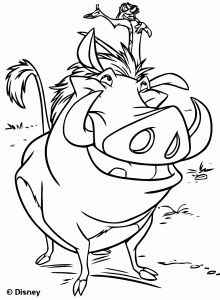 The Lion King - Free printable Coloring pages for kids Peacock Drawing With Colour, Peacock Drawing, Lion Coloring Pages, Lion King Drawings, Lion King Pictures, Disney Drawings Sketches, Il Re Leone, Perfect Tattoo, Lion Pictures