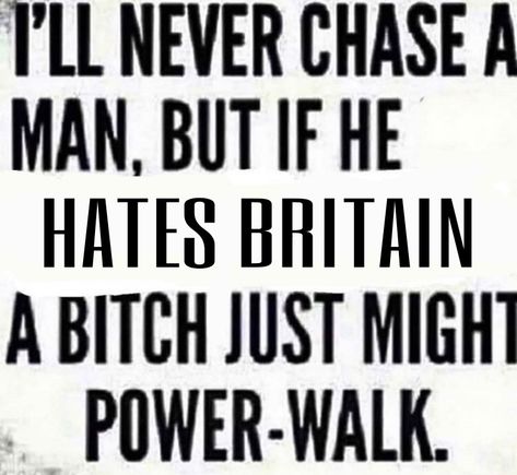 Country Slander, British Slander, Stone Emoji, Anti British, Never Chase A Man, Scale Factor, Creative Names, British People, Mood Humor