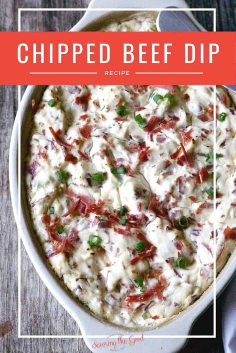 Beef Dip Recipe, Chipped Beef Dip, Chip Dips, Hot Dips, Warm Appetizers, Beef Dip, Dried Beef, Chipped Beef, Hot Appetizers