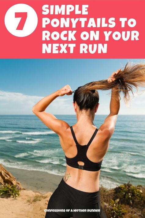 7 Ponytail variations to try on your next run Running Ponytail Hairstyles, Easy Running Hairstyles Runners, Hair Styles For Runners, Runner Hairstyles Easy, Running Hairstyles Runners, Runner Hairstyles, Ponytail Variations, Trendy Ponytail, Manifest 2024