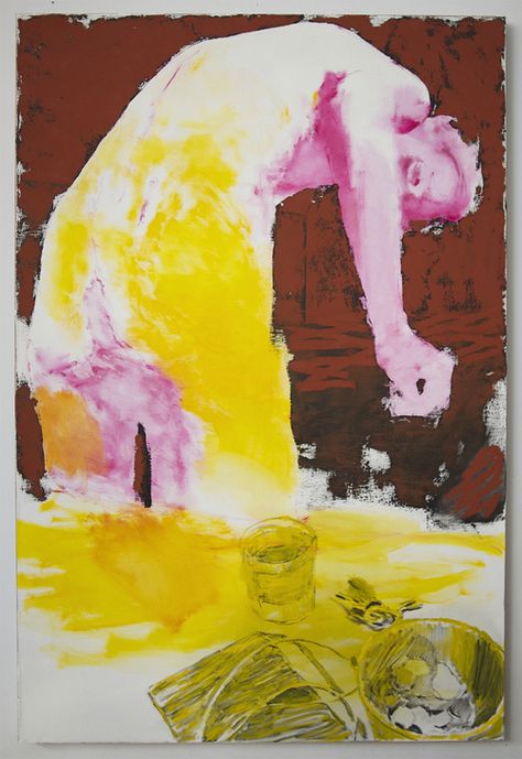 Doron Langberg, Yellow Paintings, The Embrace, A Level Art, Ap Art, Figure Painting, Figurative Art, Contemporary Paintings, Beautiful Paintings