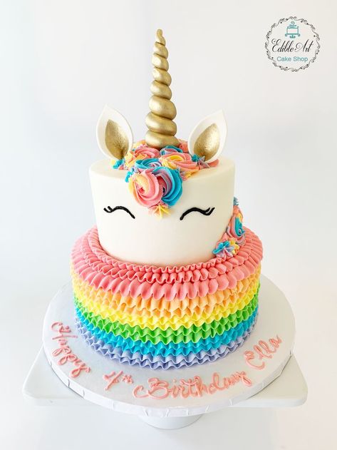 Dutch Phrases, Cake 5, Unicorn Birthday Cake, Birthday Inspo, Rainbow High, Unicorn Cake, Unicorn Birthday, 7th Birthday, 5th Birthday