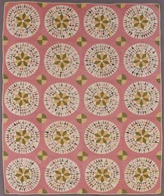 Antique Quilt Patterns 19th Century, Historical Quilts, Reproduction Quilts, Vintage Quilts Antiques, Mariners Compass, Pieced Quilts, Circle Quilts, Old Quilts, Antique Quilt