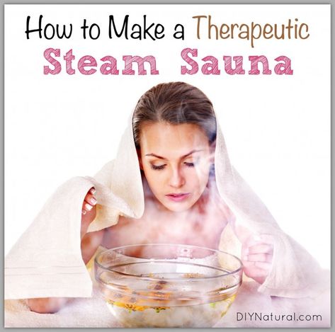 A Steam sauna is a natural, therapeutic way to relieve colds and allergies. We reveal that and several herbal combinations for a variety of therapeutic steams. Dry Sinuses, Remedy For Sinus Congestion, Home Remedies For Sinus, Sinus Congestion Relief, How To Clear Sinuses, Oils For Sinus, Herbal Steam, Essential Oils For Colds, Sinus Pressure