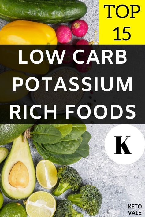 Check our best low carb keto-friendly food sources that have high potassium #Potassium #PotassiumFoods #Keto #KetoDiet #LowCarb #LowCarbDiet via @ketovale Foods Rich In Potassium, No Carb Food List, Keto Green, High Potassium Foods, Potassium Foods, Low Carb Foods, Potassium Rich Foods, High Potassium, Ketogenic Meal Plan