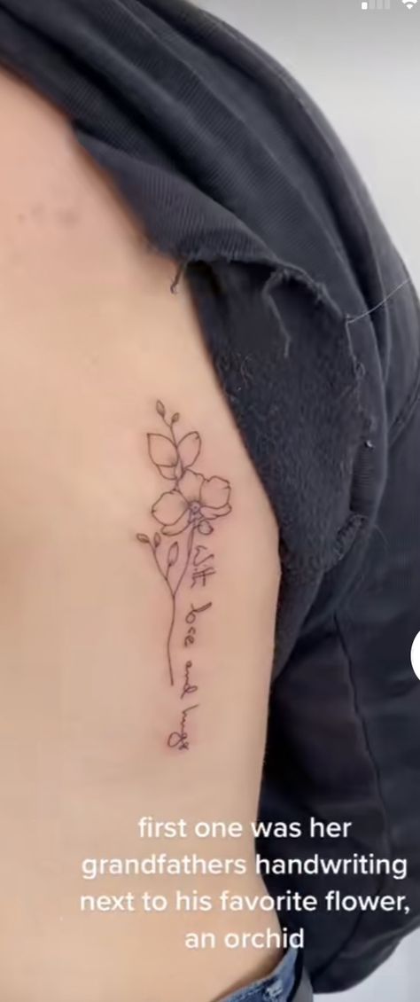 Bone Tattoo, Text Tattoo, Collar Bone Tattoo, Collar Bone, Flower Tattoo, Tatting, Orchids, Tattoo Ideas, Bones