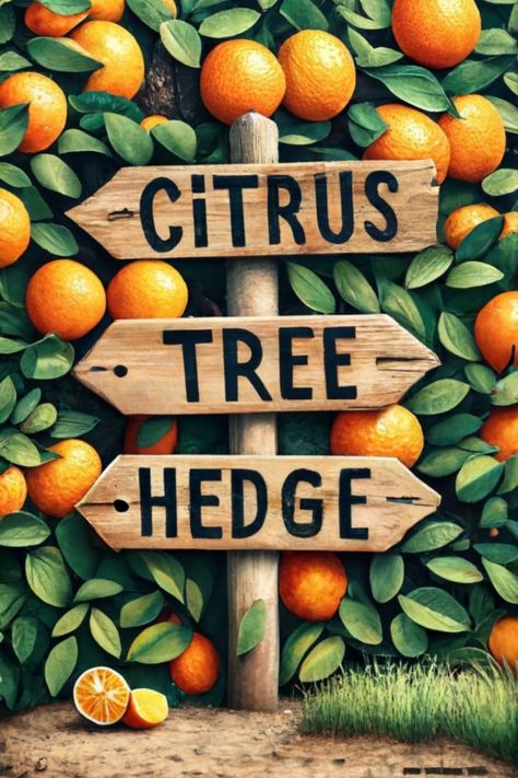 Discover the beauty and benefits of a citrus hedge in our latest guide "Can You Hedge Citrus Trees". Your garden will thank you! 🌿🍋 Citrus Hedge, Citrus Tree Garden, Tree Hedge, Loquat Tree, Guava Tree, Citrus Plant, Berry Bushes, Fresh Lemonade, Citrus Trees