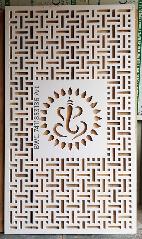 Mandir Background Design Cnc, Mandir Backdrop, Interior Design Guidelines, Key Stand, Pvc Design, Bedroom Pop Design, Jaali Design, Door Design Photos, Bamboo Texture