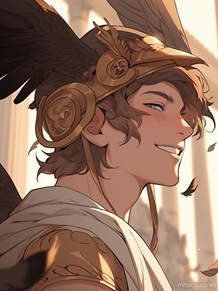 Demigod Character Art, Hermes Greek God Fanart, Roman Gods Art, Hermes God Fanart, Hermes Character Design, Hermes Fanart God, Greek Gods Anime, Greek Gods Art Drawing, Hermes Greek God Art