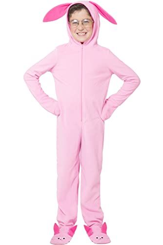 Christmas Story Bunny Costume, Easter Bunny Outfits, Bunny Onesie, Story Kids, Friend Costumes, Pajama Costume, Pajama Day, Family Pajama Sets, Union Suit