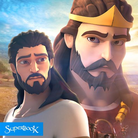 David and Saul aired on "6 Days of Superbook" David Spares Saul, David And Saul, 1 Samuel 15, King Saul, 2 Samuel, 1 Samuel, Bible Story, Star Wars Images, Sunday School Lessons